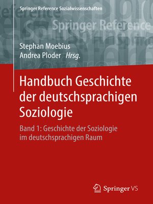cover image of Handbuch Geschichte der deutschsprachigen Soziologie